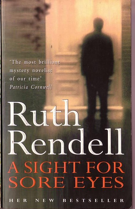 Ruth Rendell  A SIGHT FOR SORE EYES front book cover image