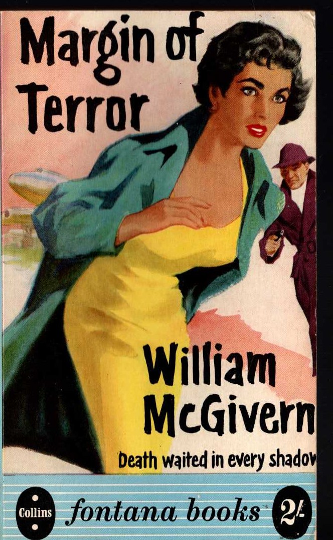 William McGivern  MARGIN OF TERROR front book cover image