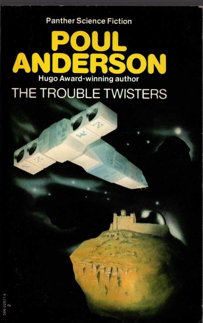 Poul Anderson  THE TROUBLE TWISTERS front book cover image