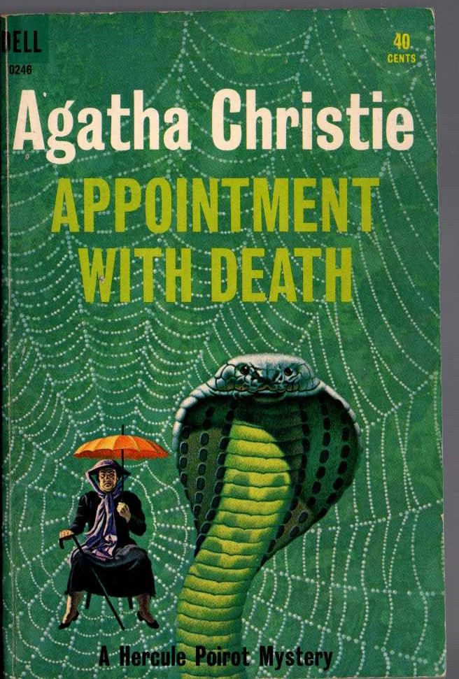 Agatha Christie  APPOINTMENT WITH DEATH front book cover image