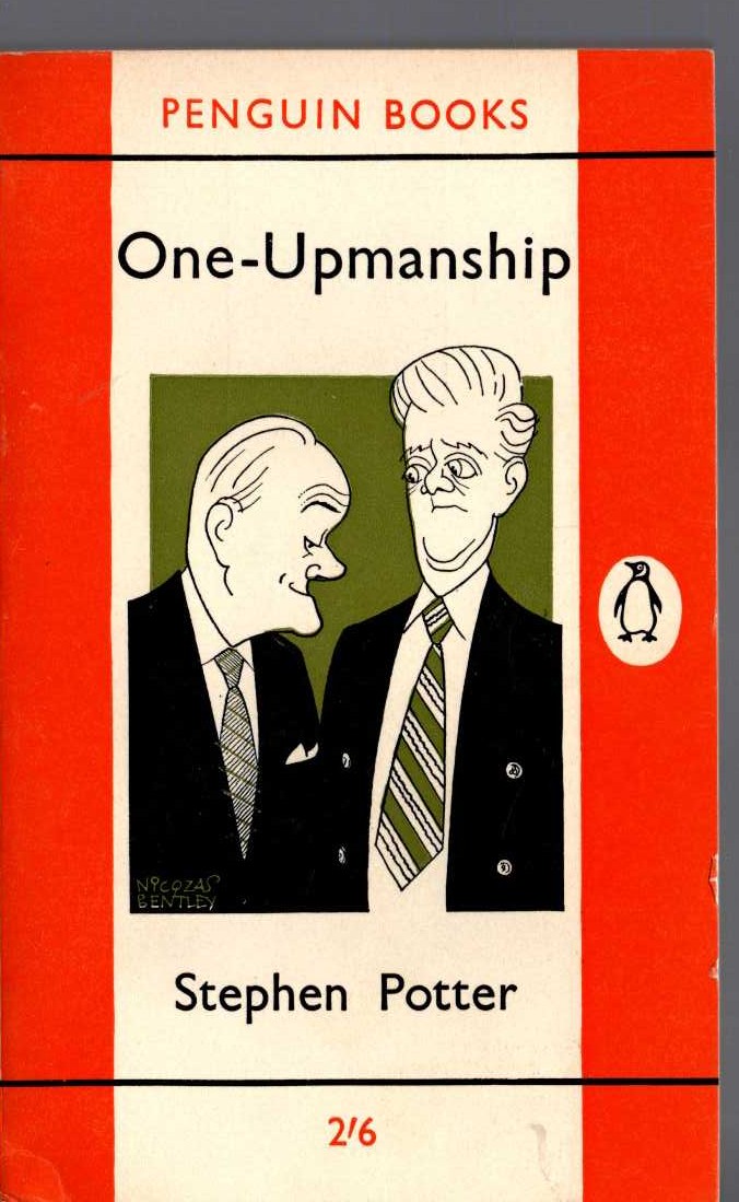 Stephen Potter  ONE-UPMANSHIP front book cover image