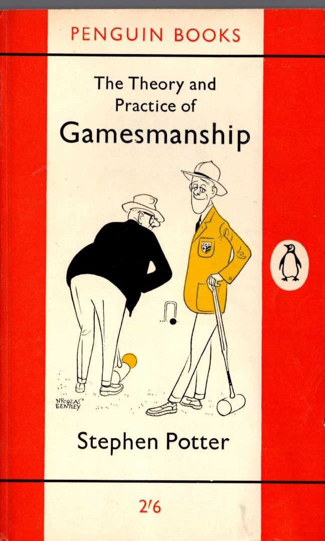 Stephen Potter  GAMESMANSHIP front book cover image