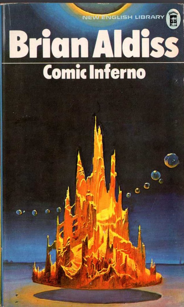Brian Aldiss  COMIC INFERNO front book cover image