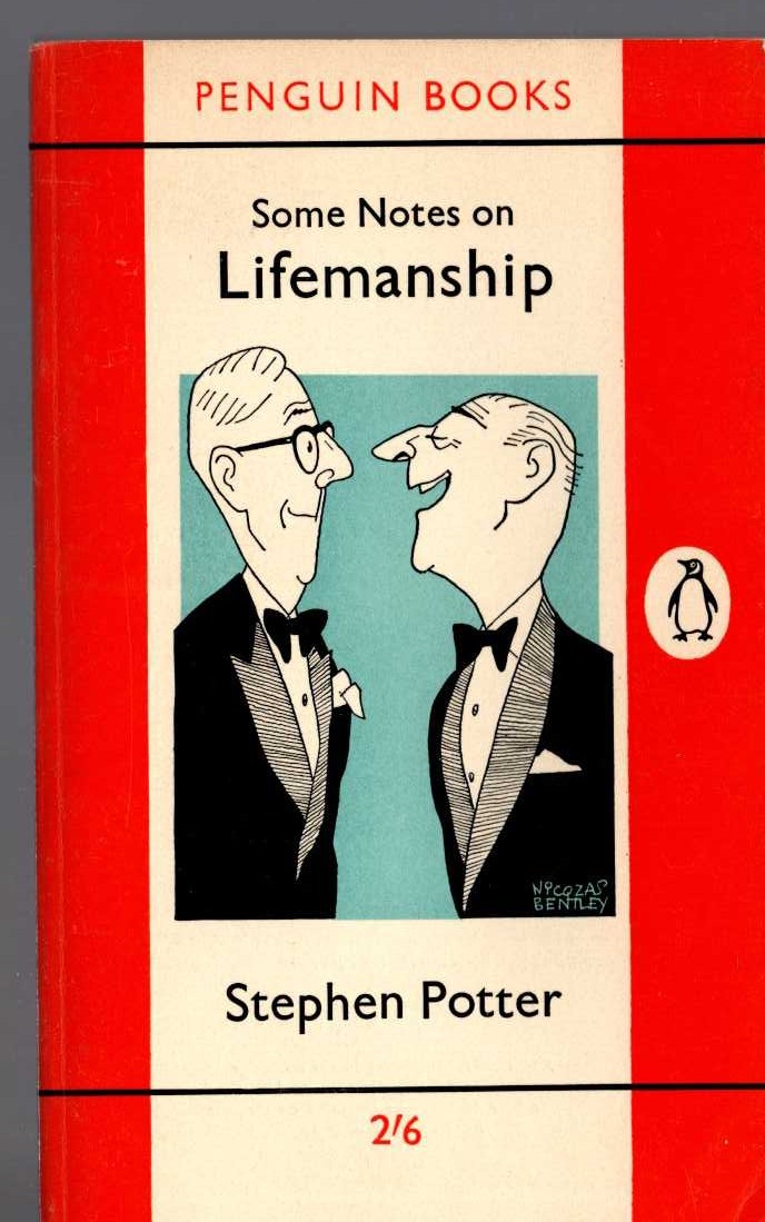 Stephen Potter  LIFEMANSHIP front book cover image