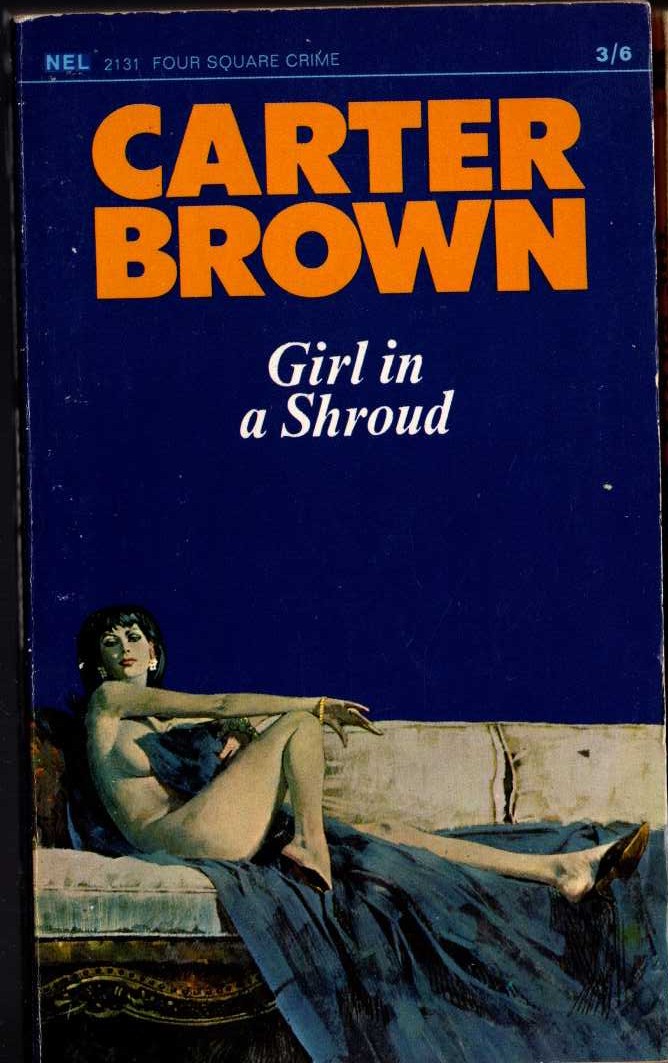 Carter Brown  GIRL IN A SHROUD front book cover image