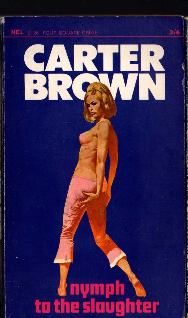 Carter Brown  NYMPH TO THE SLAUGHTER front book cover image