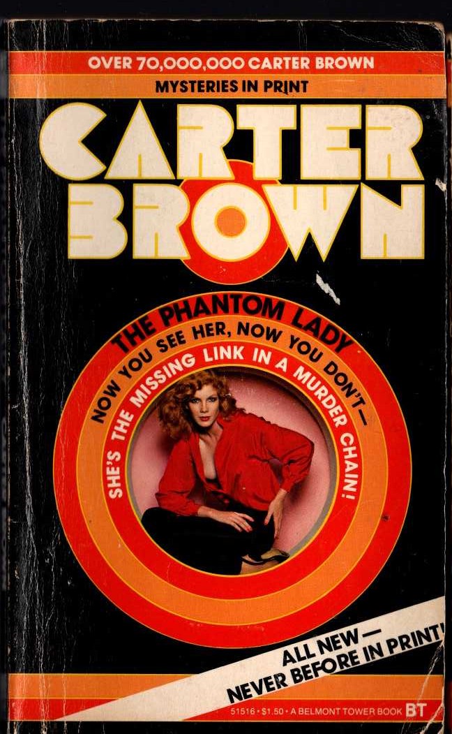 Carter Brown  THE PHANTOM LADY front book cover image