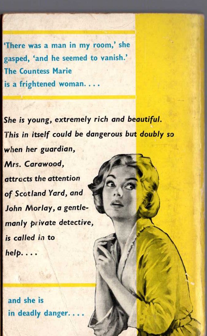 Edgar Wallace  THE LADY OF ASCOT magnified rear book cover image