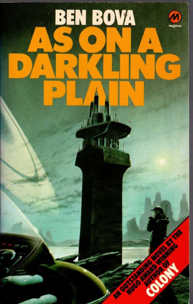 Ben Bova  AS ON A DARKLING PLAIN front book cover image
