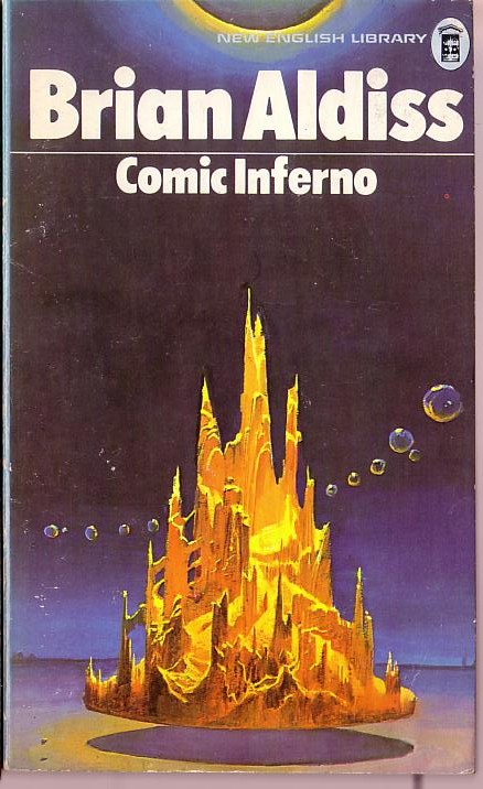 Brian Aldiss  COMIC INFERNO front book cover image