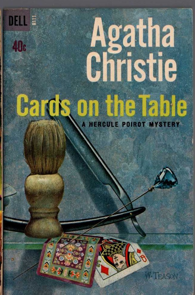 Agatha Christie  CARDS ON THE TABLE front book cover image