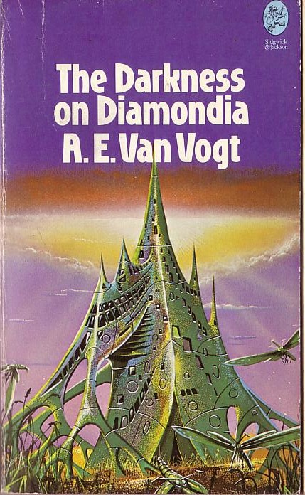 A.E. van Vogt  THE DARKNESS ON DIAMONDIA front book cover image
