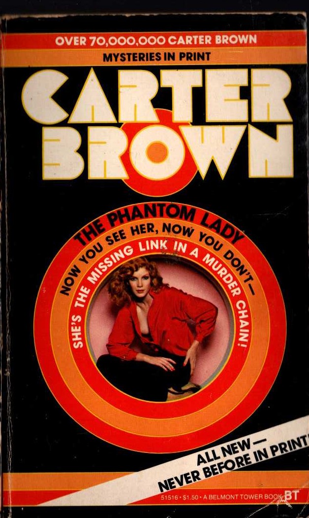 Carter Brown  THE PHANTOM LADY front book cover image