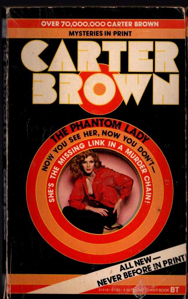 Carter Brown  THE PHANTOM LADY front book cover image