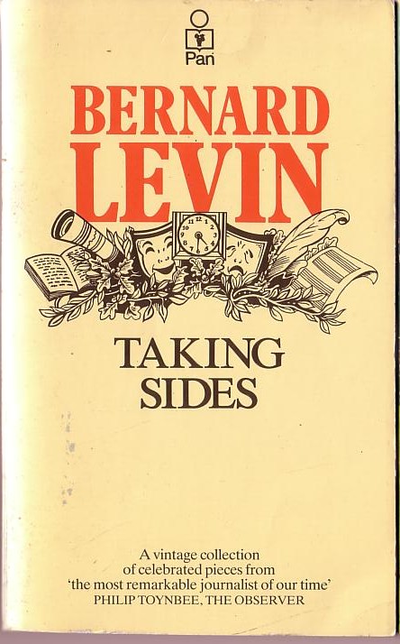 \ TAKING SIDES by Bernard Levin front book cover image