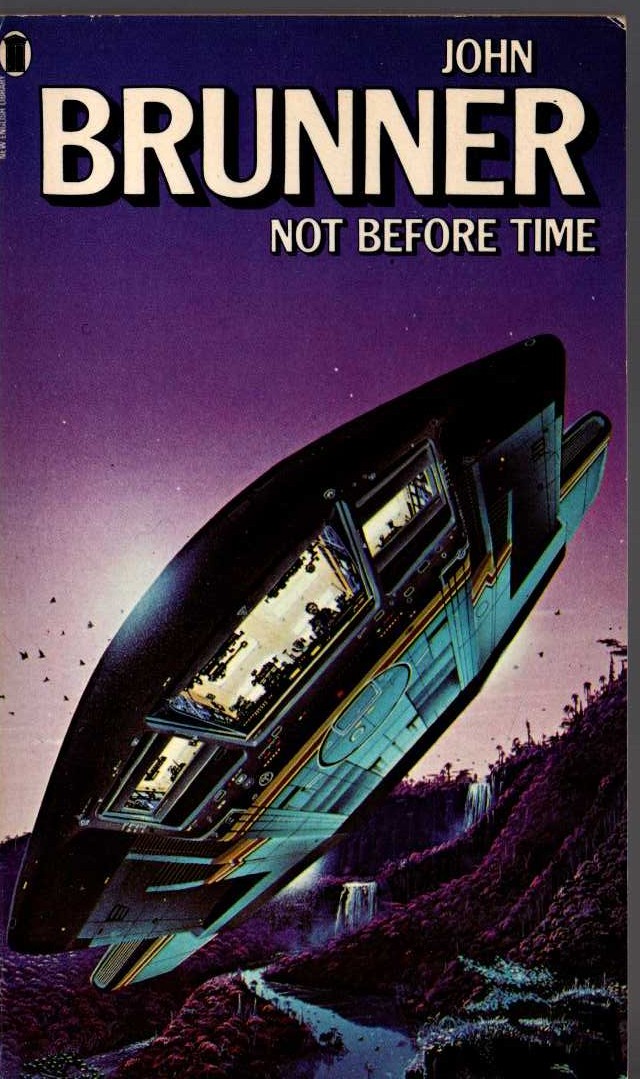 John Brunner  NOT BEFORE TIME front book cover image