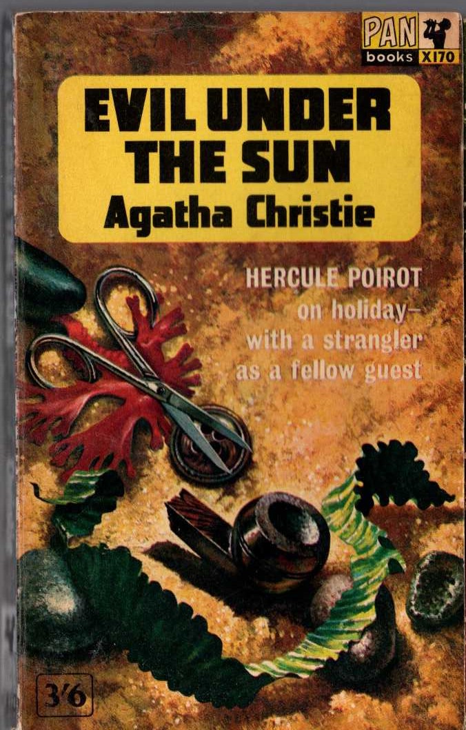 Agatha Christie  EVIL UNDER THE SUN front book cover image