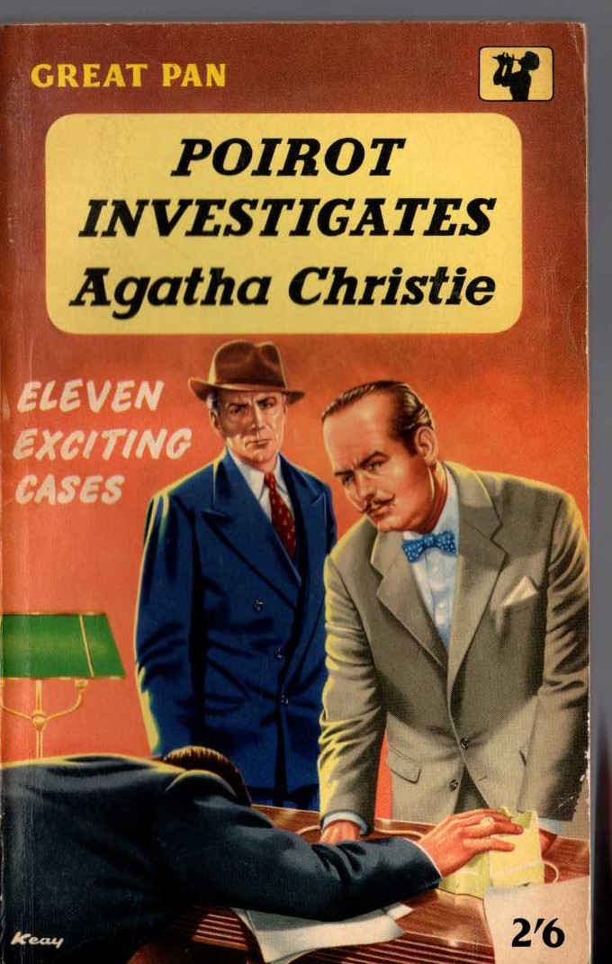 Agatha Christie  POIROT INVESTIGATES front book cover image