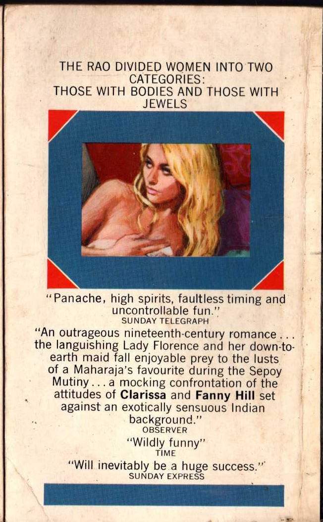Lesley Blanch  THE INE TIGER MAN magnified rear book cover image