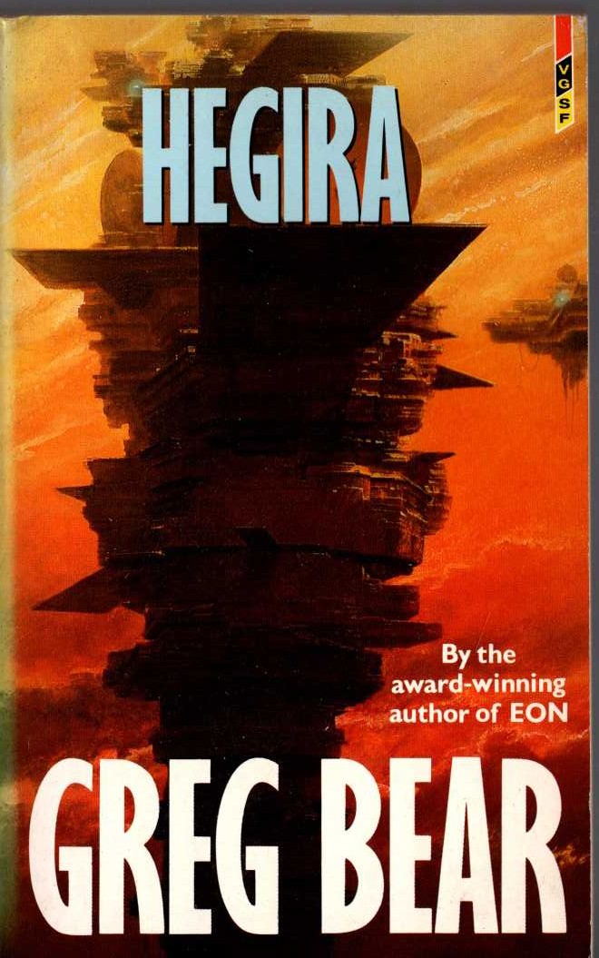 Greg Bear  HEGIRA front book cover image