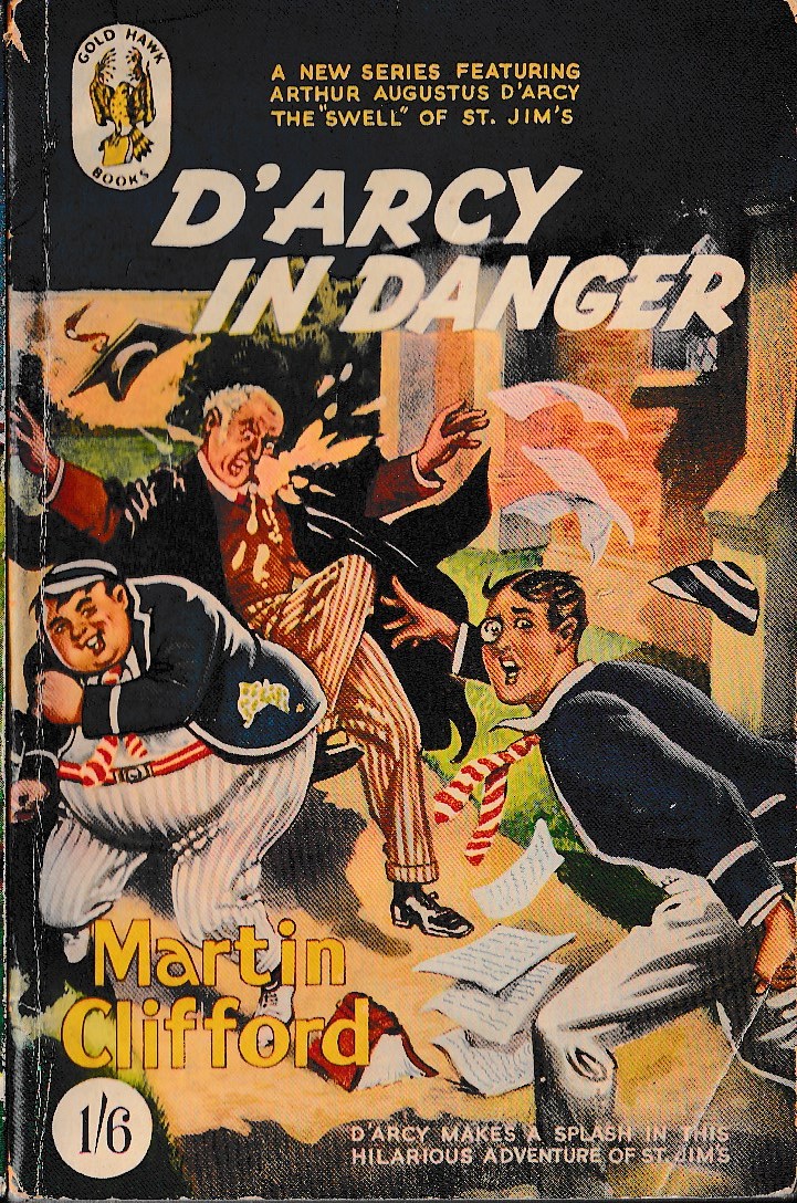 Martin Clifford  D'ARCY IN DANGER front book cover image