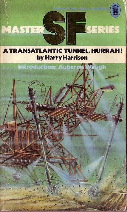 Harry Harrison  A TRANSATLANTIC TUNNEL, HURRAH! front book cover image