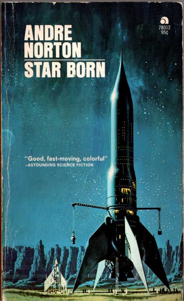 Andre Norton  STAR BORN front book cover image
