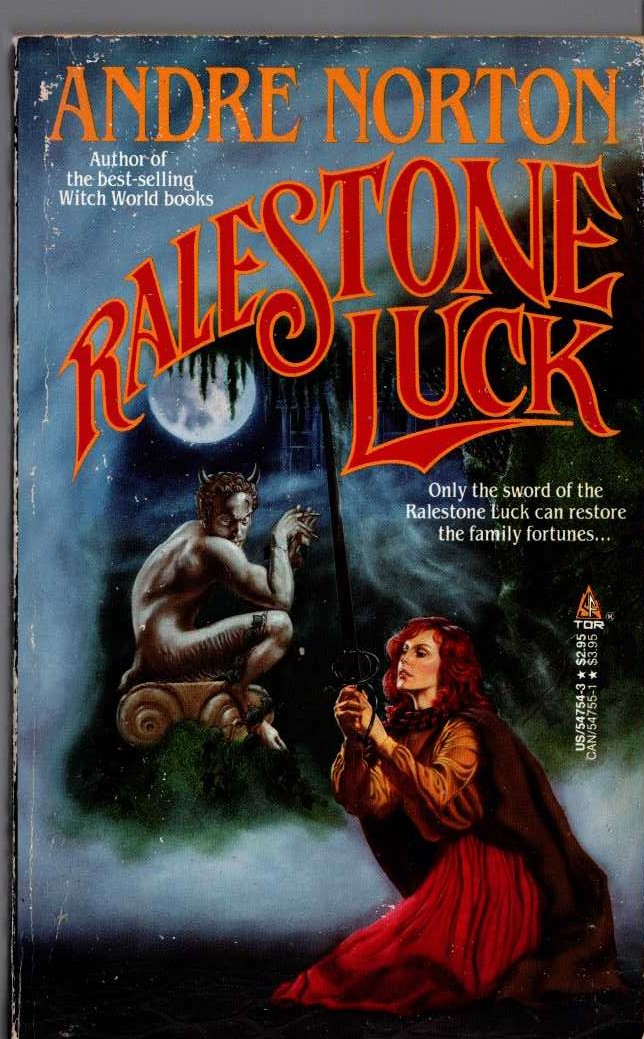 Andre Norton  RALLESTONE LUCK front book cover image