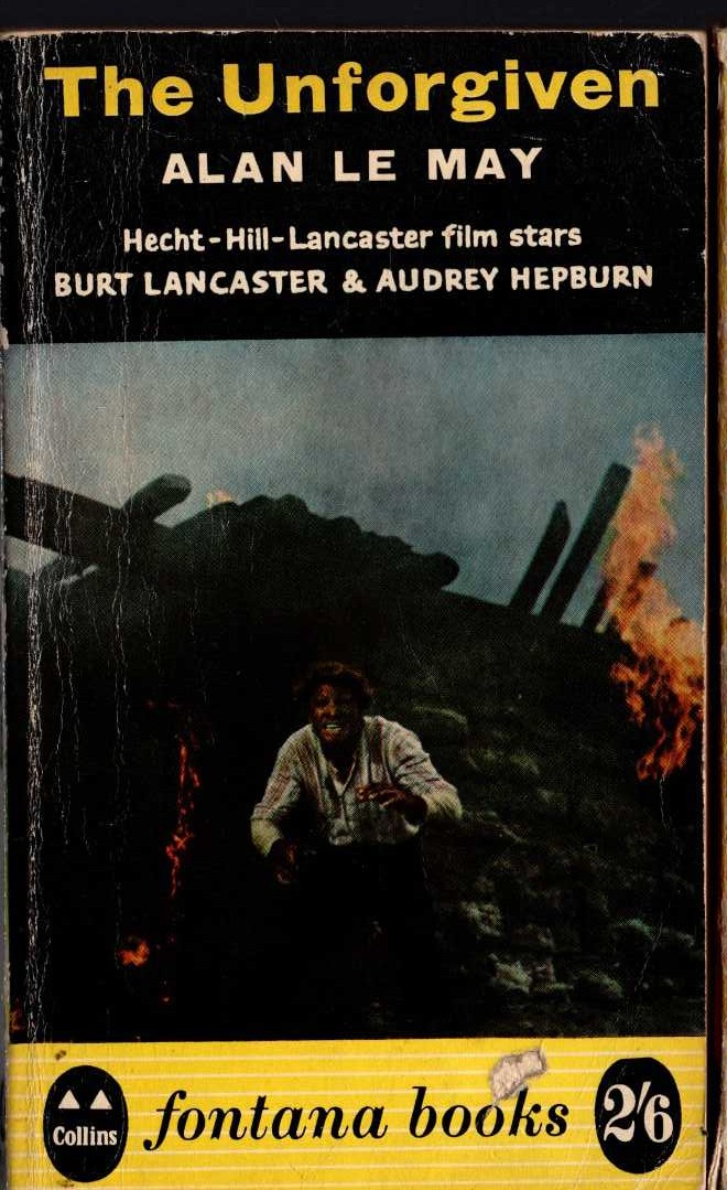 Alan Le May  THE UNFORGIVEN (Film tie-in) front book cover image