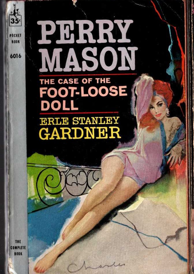Erle Stanley Gardner  THE CASE OF THE FOOT-LOOSE DOLL front book cover image