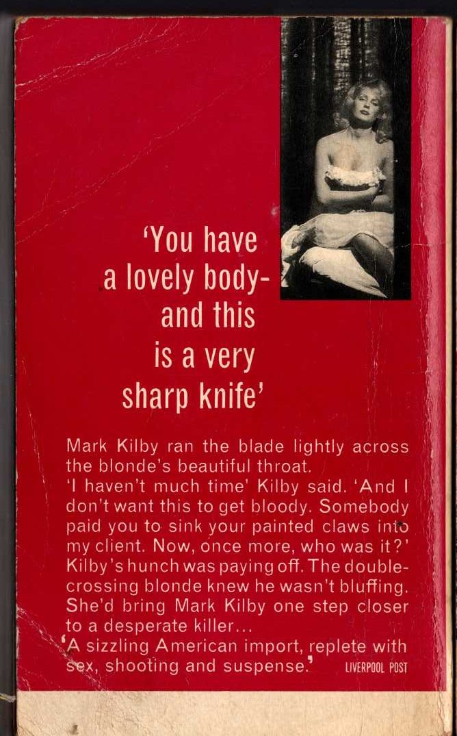 Robert Caine Frazer  MARK KILBY AND THE TIMID TYCOON magnified rear book cover image