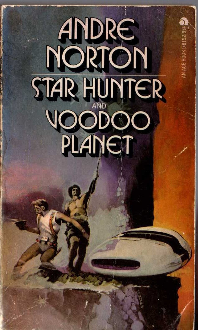 Andre Norton  STAR HUNTER and VOODOO PLANET front book cover image