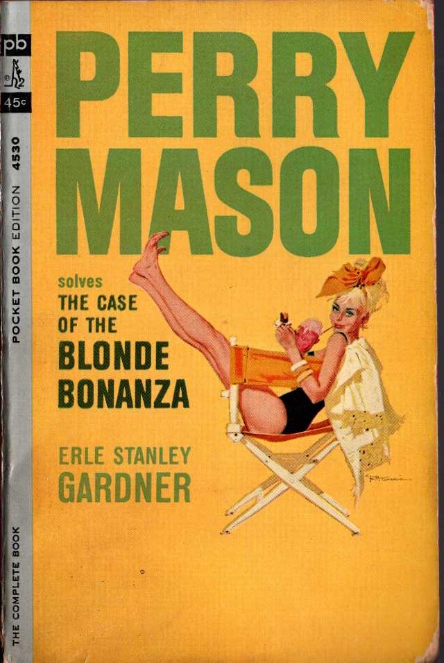 Erle Stanley Gardner  THE CASE OF THE BLONDE BONANZA front book cover image