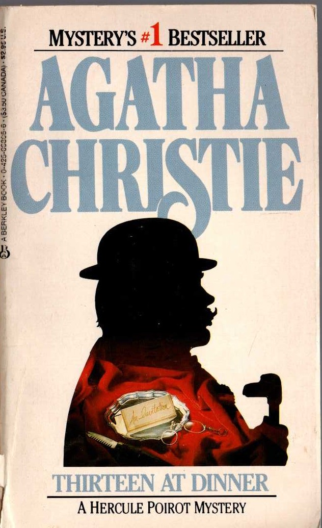 Agatha Christie  THIRTEEN AT DINNER front book cover image