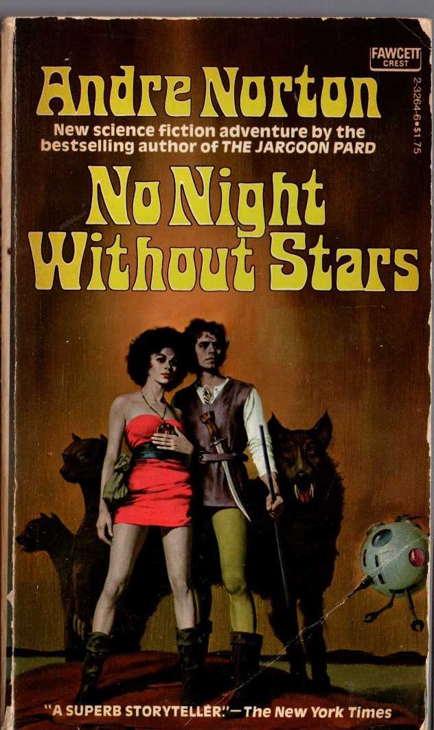 Andre Norton  NO NIGHT WITHOUT STARS front book cover image