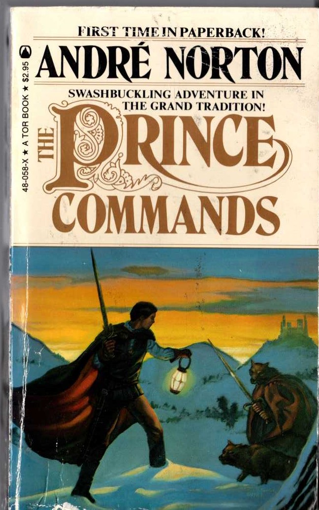 Andre Norton  THE PRINCE COMMANDS front book cover image