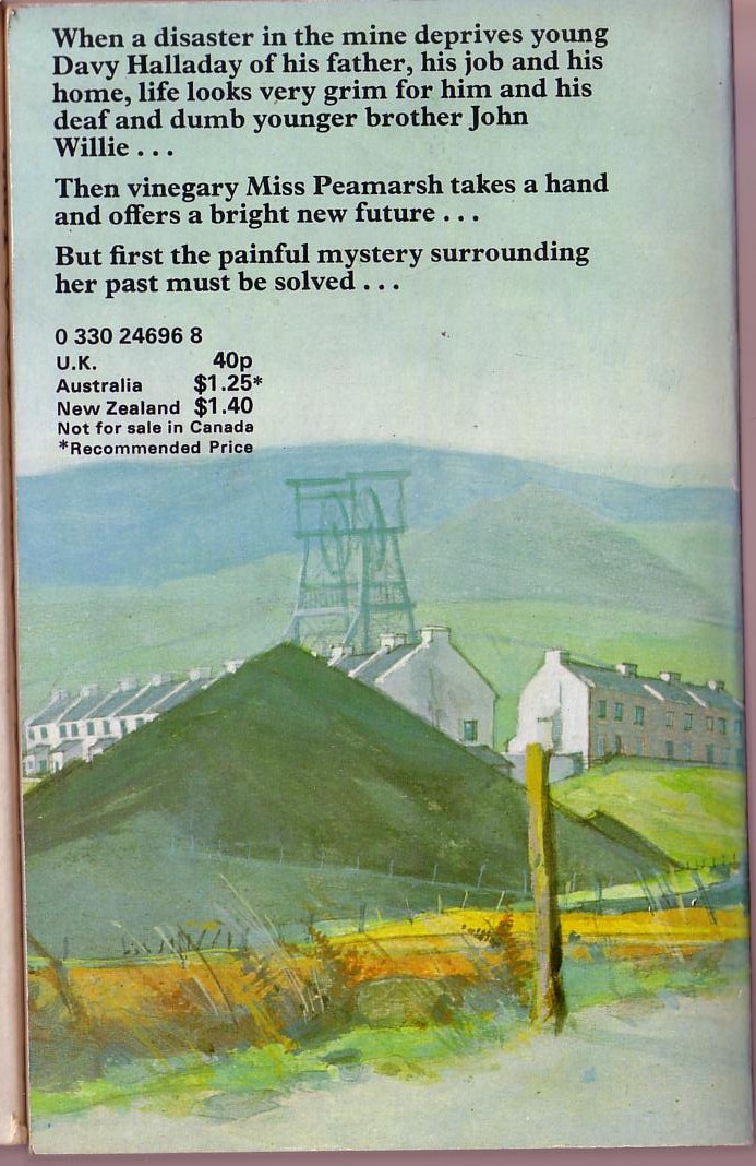 Catherine Cookson  OUR JOHN WILLIE (Juvenile) magnified rear book cover image
