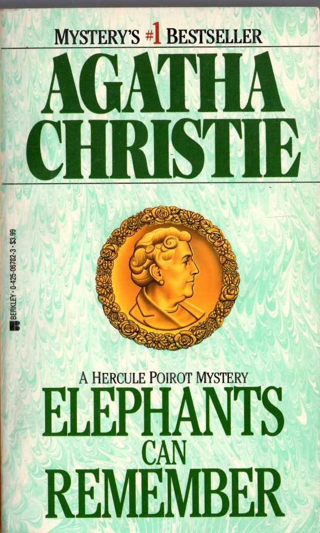 Agatha Christie  ELEPHANTS CAN REMEMBER front book cover image
