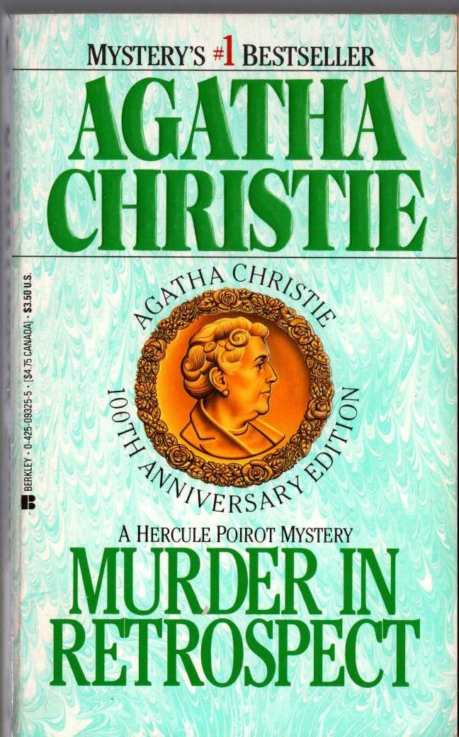 Agatha Christie  MURDER IN RETROSPECT front book cover image