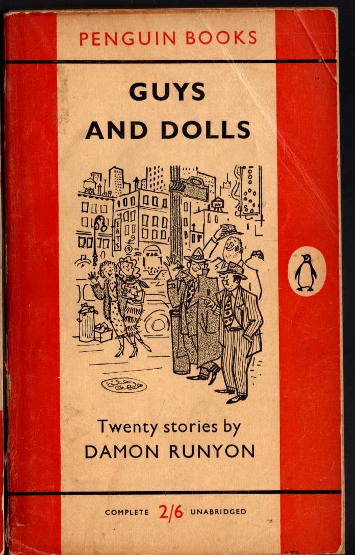 Damon Runyon  GUYS AND DOLLS. Twenty Stories front book cover image