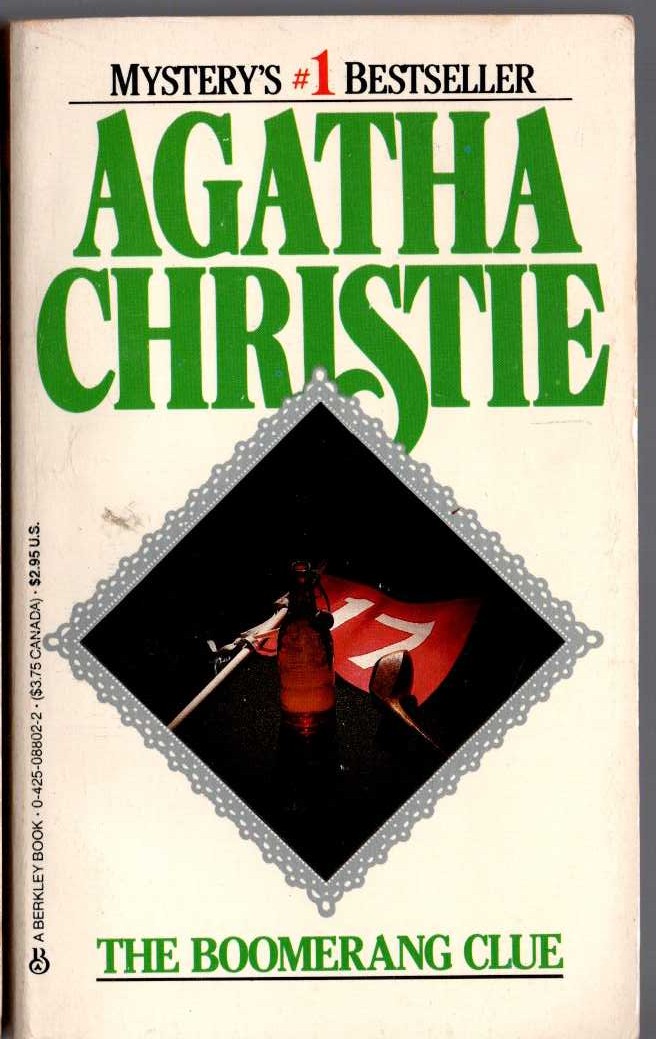 Agatha Christie  THE BOOMERANG CLUE front book cover image