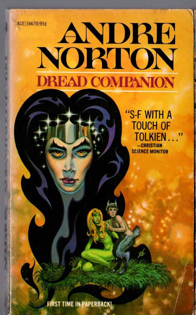 Andre Norton  DREAD COMPANION front book cover image