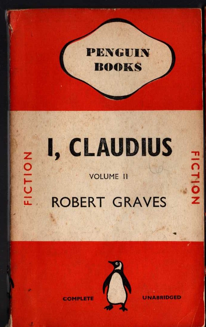 Robert Graves  I,-CLAUDIUS. Volume 2 front book cover image