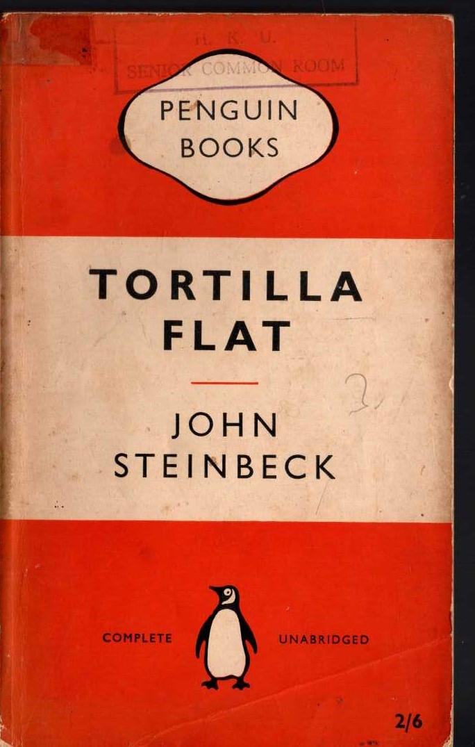 John Steinbeck  TORTILLA FLAT front book cover image