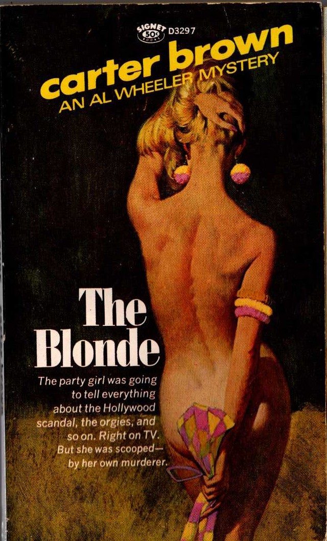 Carter Brown  THE BLONDE front book cover image