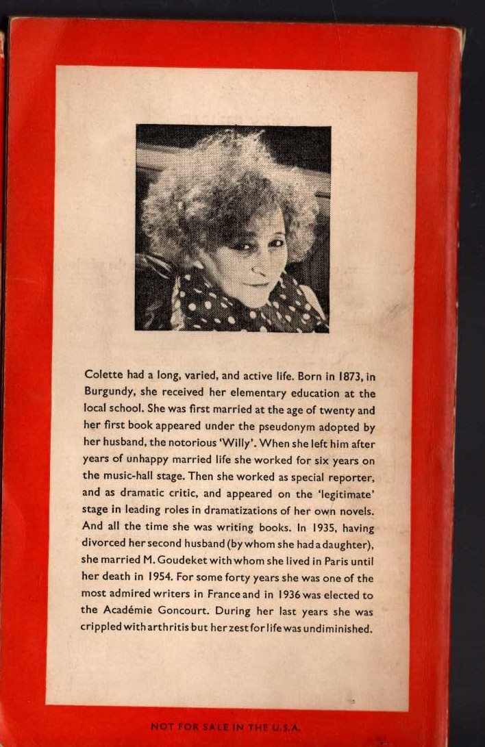 Carter Brown  THE BLONDE magnified rear book cover image
