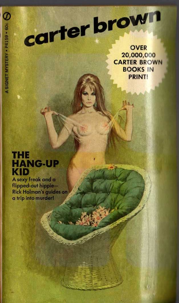 Carter Brown  THE HANG-UP KID front book cover image