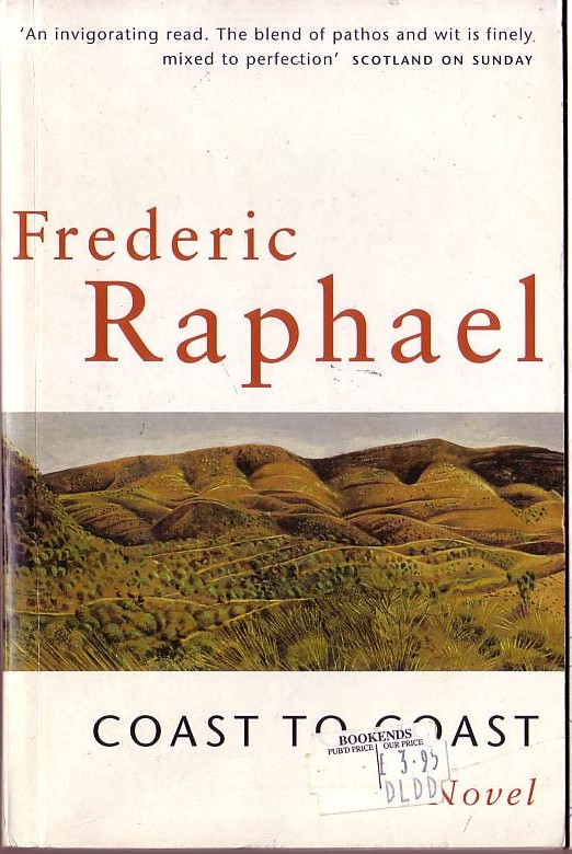 Frederic Raphael  COAST TO COAST front book cover image