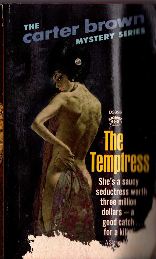 Carter Brown  THE TEMPTRESS front book cover image