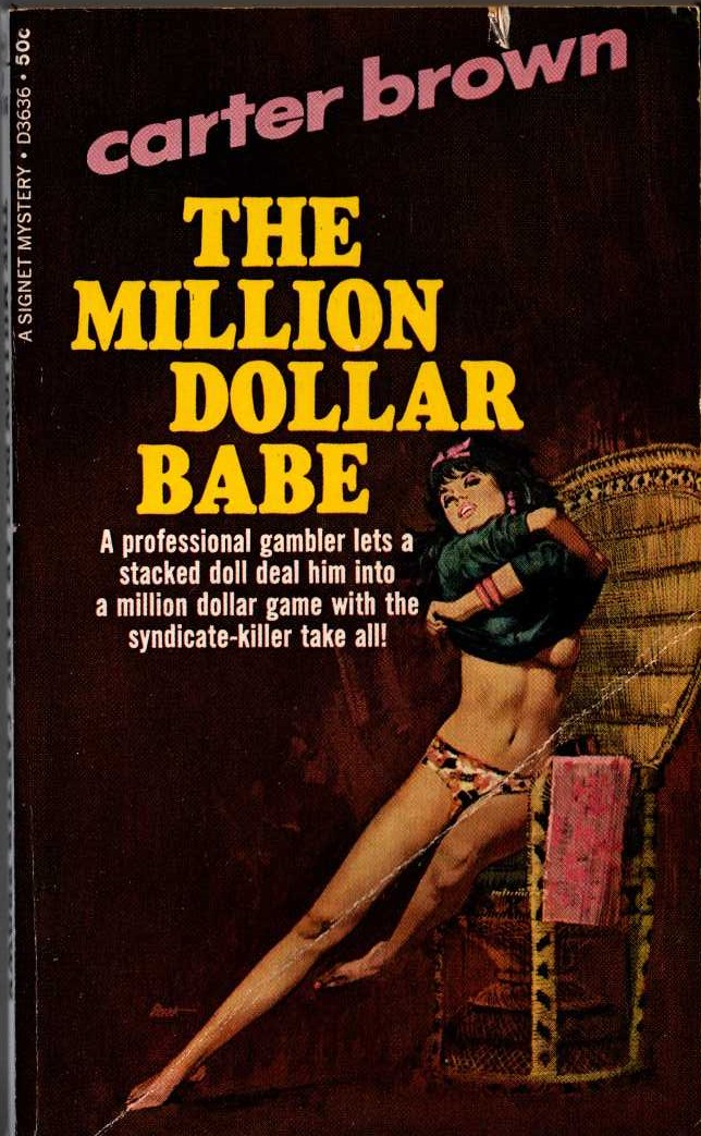 Carter Brown  THE MILLION DOLLAR BABE front book cover image